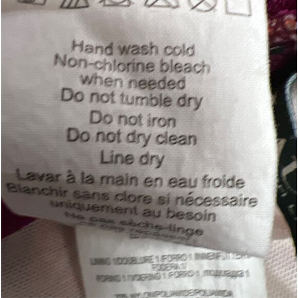 Lauren Ralph Lauren Womens High Cut Multicolor One Piece Bathing Suit Size 10 - Picture 9 of 9